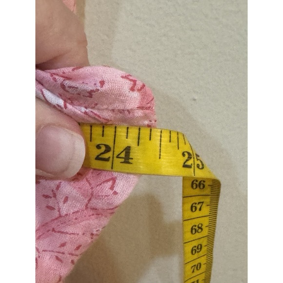 Emerson Fry India‎ Collection Pink Floral Block Print Bardot Peasant Top Large - Picture 11 of 12